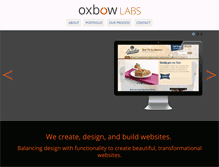 Tablet Screenshot of oxbowlabs.com